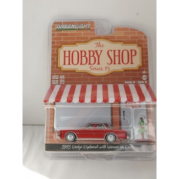 Greenlight 1:64 Dodge Diplomat 1983 with Woman in Dress
